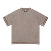 Vintage Washed Rolled Hem Tee - COPPING THREADS - CT Basics